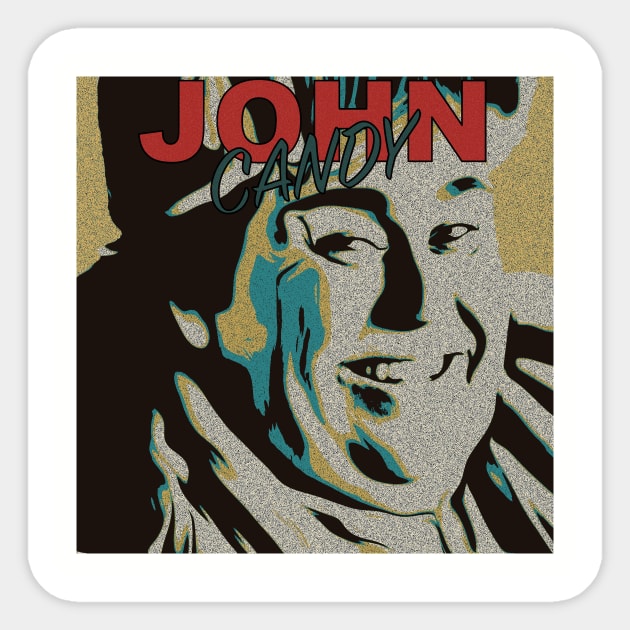 John Candy / Retro Fan Art Sticker by KOTYA